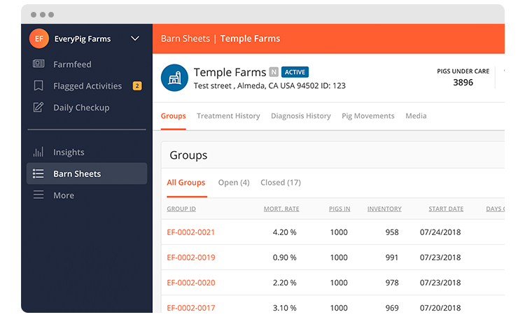 We redesigned the barn sheets to give you better access to the data you need. 