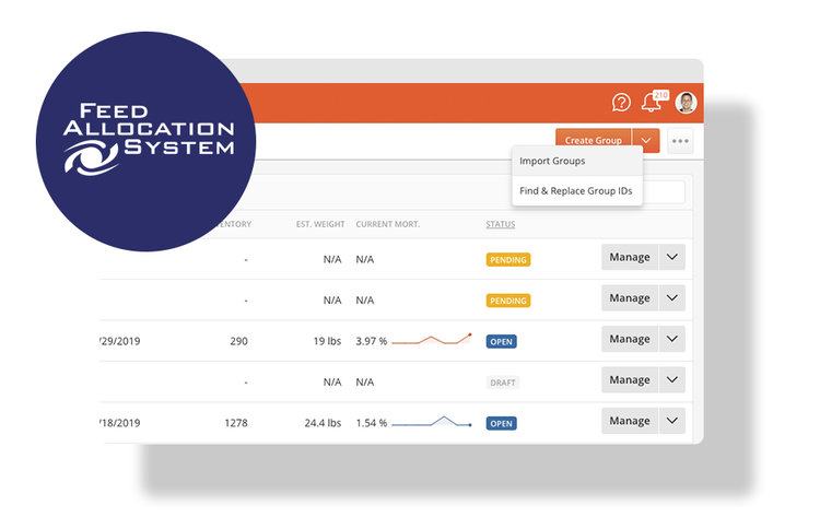 Feed Allocation System (FAS) group syncing allows you to create groups in FAS and have them automatically appear in EveryPig. 